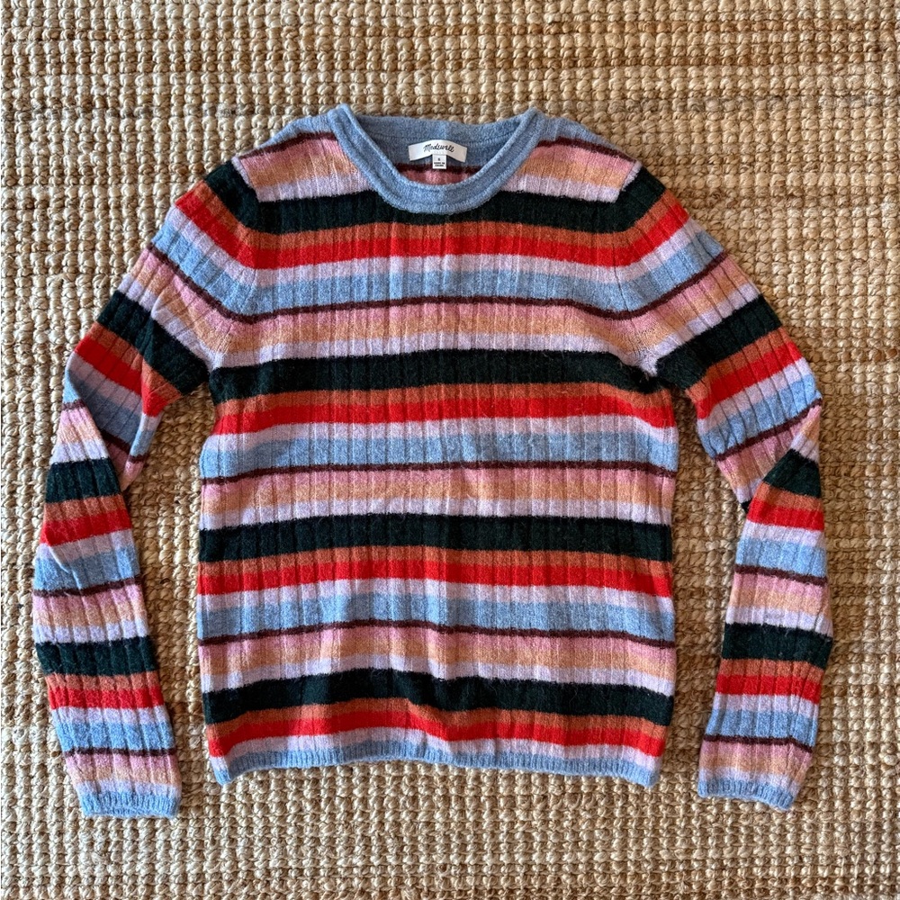 Madewell Striped Ribbed Sweater